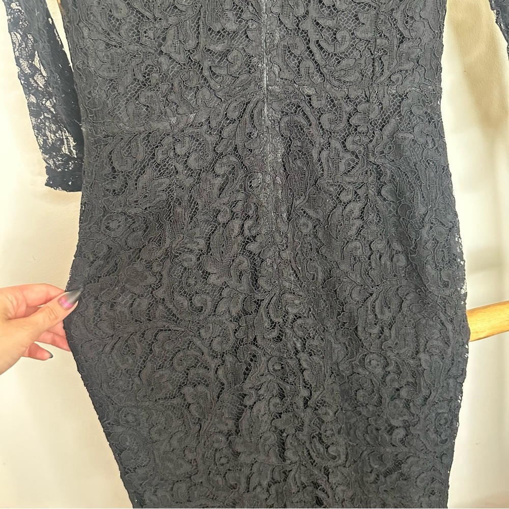 St. John Black Lace Dress 2 - Picture 11 of 11